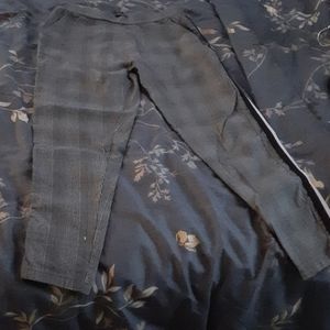Grey Pants with Red,Black,and white stripes